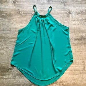 Teal tank blouse